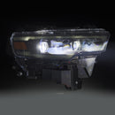 AlphaRex 25-26 Dodge Ram 1500 Luxx LED Proj Headlights -Alpha Black w/Activ Lit/Seq Signal/Switchbk