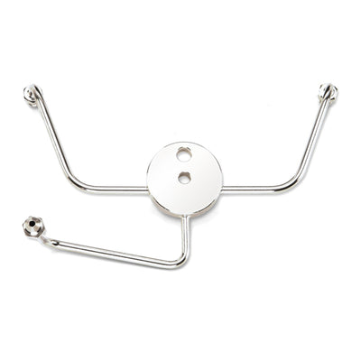 Russell 3AN Front Male Junction Block (Wide Glide) w/Chrome Finish