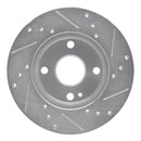 R1 90-93 Mazda Miata Front Drilled & Slotted Silver Brake Rotor Set
