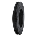 R1 92-01 Toyota Camry Front Right Drilled & Slotted Black Brake Rotor