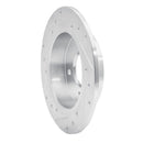 R1 89-96 Nissan 240SX Front & Rear Drilled & Slotted Silver Brake Rotor Set