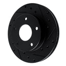 R1 82-88 Chevrolet Camaro Rear Right Drilled & Slotted Black Brake Rotor