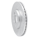 R1 16-21 Buick Regal Sportback Front Left Drilled & Slotted Silver Brake Rotor