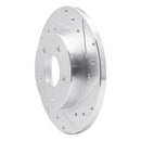 R1 04-12 Chevrolet HHR Front & Rear Drilled & Slotted Silver Brake Rotor Set