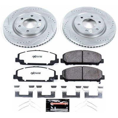 Power Stop 17-22 Nissan Armada Front Z36 Truck & Tow Kit w/Cals