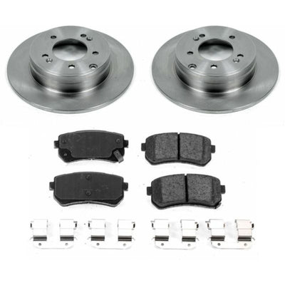 Power Stop 16-18 Hyundai Sonata Front and Rear Autospecialty Kit w/Cals