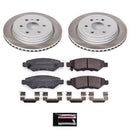 Power Stop 10-16 Cadillac SRX Front and Rear Semi-Coated Rotor Kit