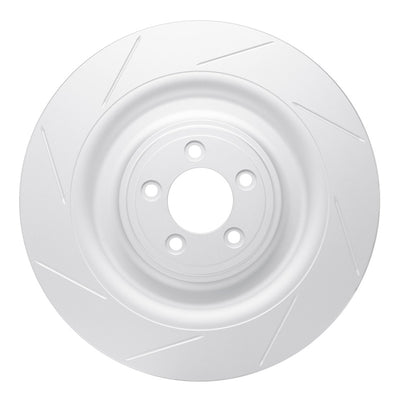 DFC 08-09 Jaguar XKR Right Front GeoSPEC Coated Rotor - Slotted