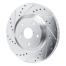 R1 20-24 Subaru WRX Front & Rear Drilled & Slotted Silver Brake Rotor Set