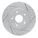 R1 91-96 Acura Nsx Rear Right Drilled & Slotted Geo-Carbon Rotor