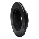 R1 89-01 Chevrolet Metro Front Right Drilled & Slotted Black Brake Rotor