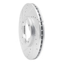 R1 92-98 Acura Vigor Front Left Drilled & Slotted Silver Brake Rotor