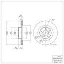 DFC GeoSPEC Coated Rotors - Plain