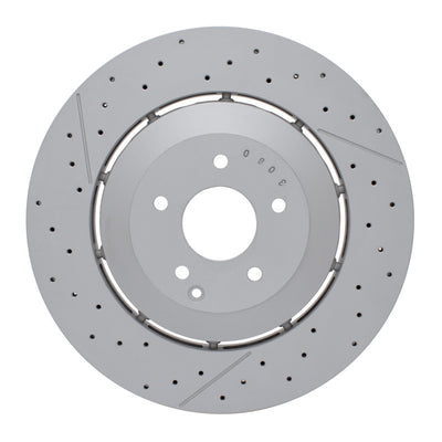 DFC 06-11 Mercedes-Benz SLK55 AMG Front Drilled and Slotted Hi-Carbon Alloy Geomet Coated Rotor