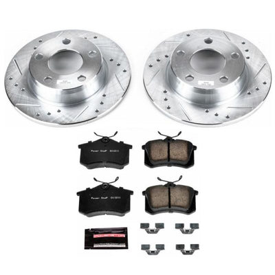 Power Stop 98-04 Audi A6 Quattro Rear Z23 Evolution Sport Brake Kit w/Calipers