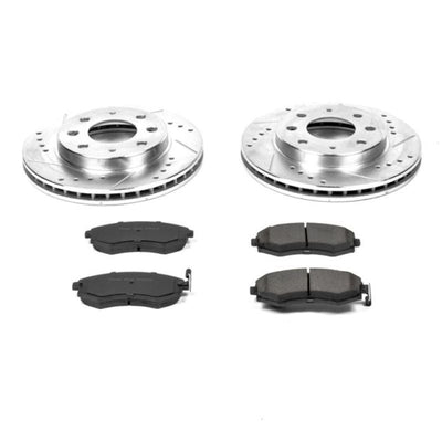 Power Stop 98-01 Hyundai Elantra Front & Rear Z23 Evolution Sport Brake Kit