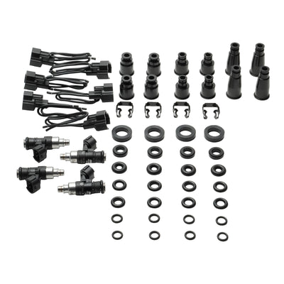 DeatschWerks Universal 4 Cylinder Import Injector Kit - Set of Four 2440cc Injectors
