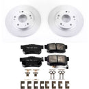 Power Stop 11-15 Honda CR-Z Front & Rear Z17 Evolution Geomet Coated Brake Kit