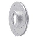 R1 85-92 Toyota Pickup Front Right Drilled & Slotted Silver Brake Rotor