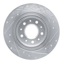 R1 16-25 Buick Envista Rear Drilled & Slotted Silver Brake Rotor Set