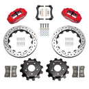 Wilwood 89-02 Nissan Skyline Superlite 4R Rear BBK w/ 13.50in Diameter D/S Rotor - Red