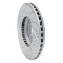 R1 08-12 Audi Q5 (USA/Canada) Front Right Drilled & Slotted Geo-Carbon Rotor