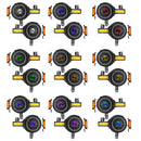 Oracle 2021+ Ford Bronco Oculus Bi-LED Projector Headlights - ColorSHIFT LED