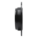 R1 2005-2018 Acura RDX Rear Right Drilled & Slotted Black Brake Rotor