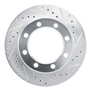 R1 77-79 Ford F-250 Front Drilled & Slotted Silver Brake Rotor Set