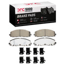 DFC 18-25 Jeep Gladiator Front 5000 Advanced Ceramic Brake Pads and Hardware Kit