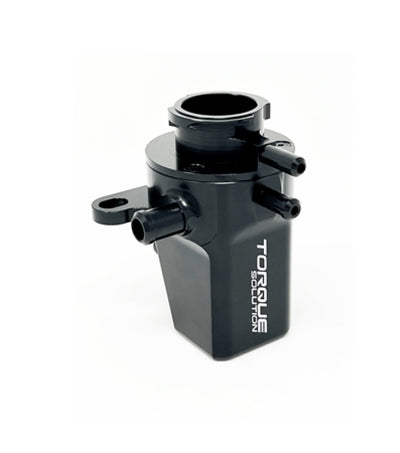 Torque Solution Coolant Expansion Tank: Subaru WRX 02-07 / STI 04-22 / Forester XT 04-08 - Black