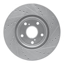 R1 99-07 Lexus ES300 Front Drilled & Slotted Silver Brake Rotor Set