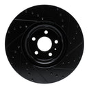R1 18-25 Audi S4 Front & Rear Drilled & Slotted Black Brake Rotor Set