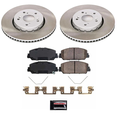 Power Stop 13-18 Acura RDX Front and Rear Semi-Coated Rotor Kit