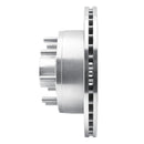 R1 95-07 Ford E-250 Econoline Front Right Drilled & Slotted Silver Brake Rotor
