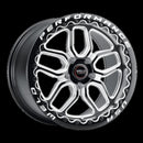 Weld Laguna Drag Beadlock 15x10 5x114.3 ET50 BS 7.50 Gloss Black MIL DIA 78.1