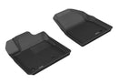 3D MAXpider 2009-2015 Honda Pilot Kagu 1st & 2nd & 3rd Row Floormats - Black