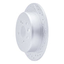 R1 06-15 Lexus Is250 Rear Right Drilled & Slotted Geo-Carbon Rotor