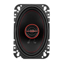 DS18 4x6in 45 Watts RMS 4 ohm 2-Way Coaxial System Universal Fit