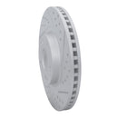 R1 13-20 Hyundai Santa Fe Xl Front Right Drilled & Slotted Geo-Carbon Rotor