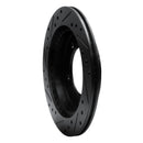 R1 91-98 Chevrolet Tracker Front Right Drilled & Slotted Black Brake Rotor