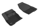 3D MAXpider 2015-2020 Ford Edge Kagu 1st & 2nd Row Floormats - Black