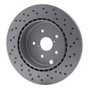 DFC 18-25 Subaru WRX Rear Drilled GeoSPEC Coated Rotor