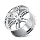 Ridler 609 20x9 / 6x139.7 BP / 30mm Offset / 106.1mm Hub Chrome Wheel
