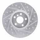 R1 16-25 BMW 330e xDrive Front & Rear Drilled & Slotted Silver Brake Rotor Set