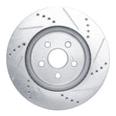 R1 19-25 Toyota Corolla Front & Rear Drilled & Slotted Silver Brake Rotor Set