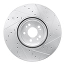 R1 20-25 Mercedes-Benz GLE350 Front & Rear Drilled & Slotted Silver Brake Rotor Set