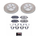 Power Stop 11-12 Infiniti G25 Front and Rear Semi-Coated Rotor Kit