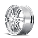 Ridler 609 20x9 / 6x139.7 BP / 30mm Offset / 106.1mm Hub Chrome Wheel