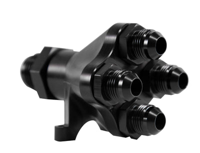 Peterson Fluid Systems Manifold 5-Way 8 AN x 4 AN x 4 AN x 4 AN x 4 AN